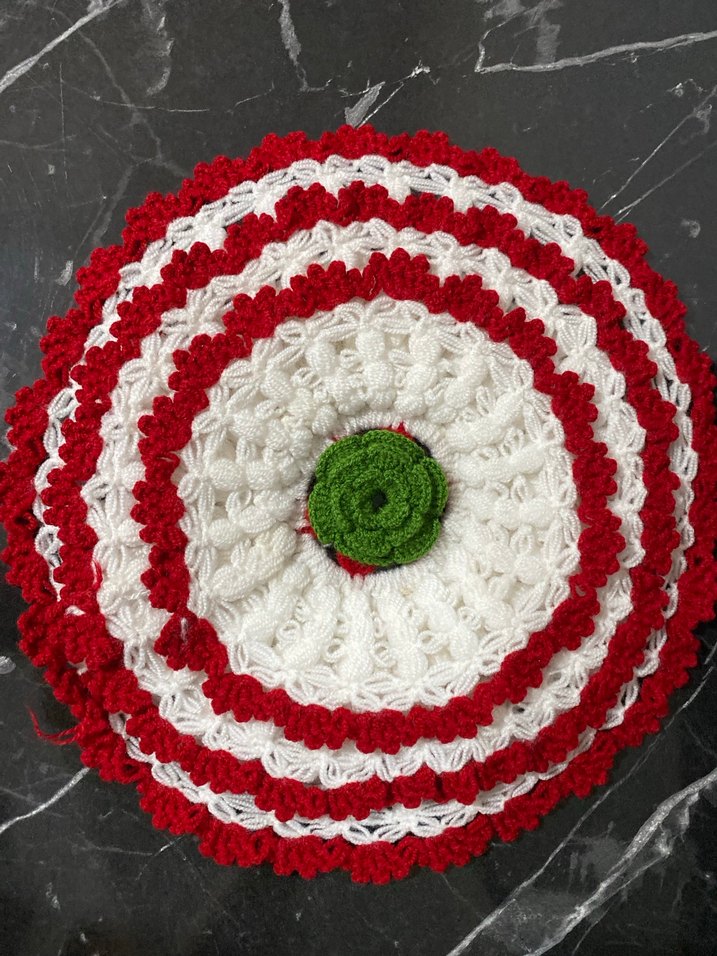 Renkli Örgü Banyo lifi - Görsel 5