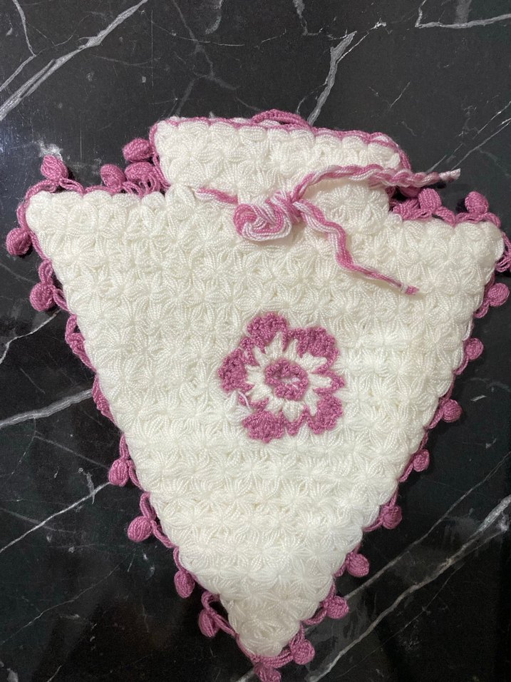 Renkli Örgü Banyo lifi - Görsel 4