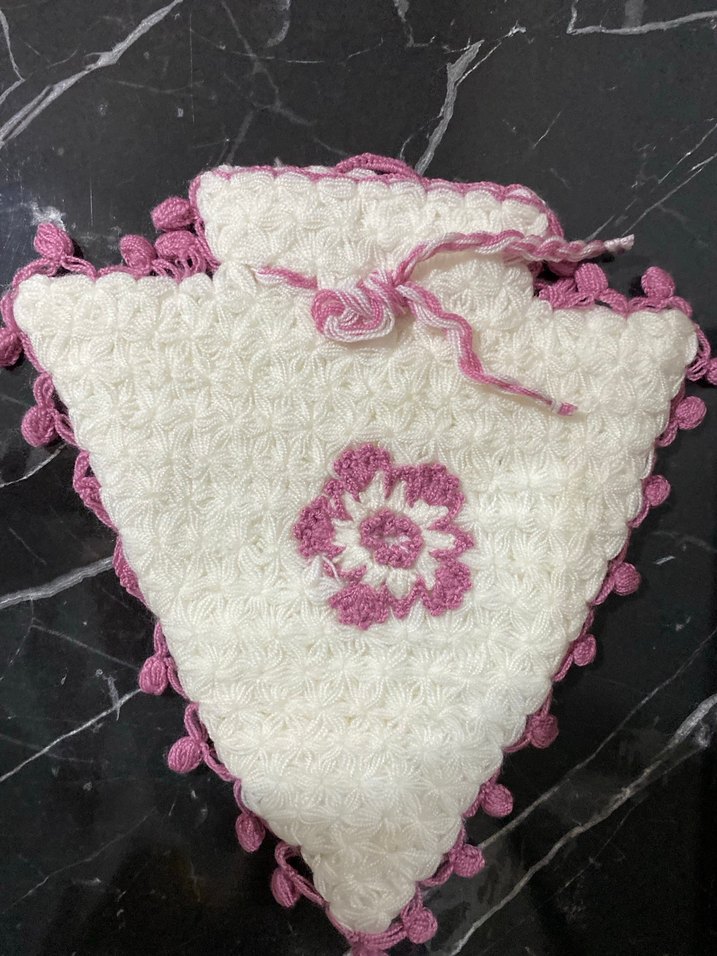 Renkli Örgü Banyo lifi - Görsel 3