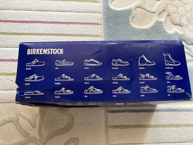 37 Beden siyah Renk Orijinal Birkenstock