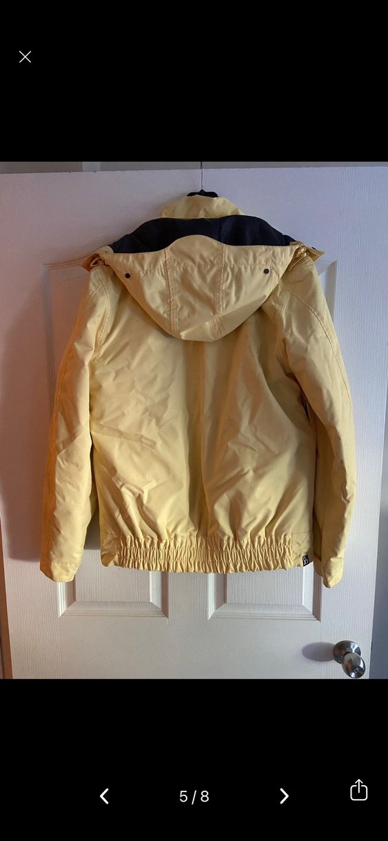 Sarı kadın Kayak Ceketi, Kuşaklı, roxy - Görsel 4