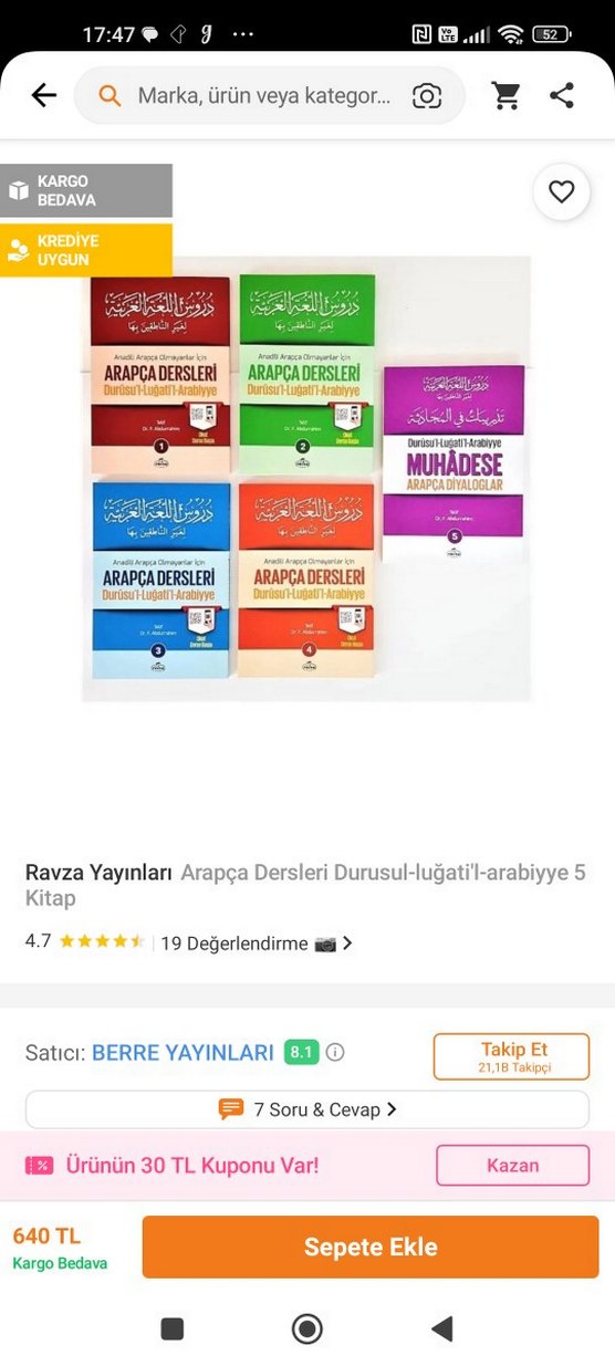 Arapça Dersleri ve Nahiv Kitap Seti - Görsel 2