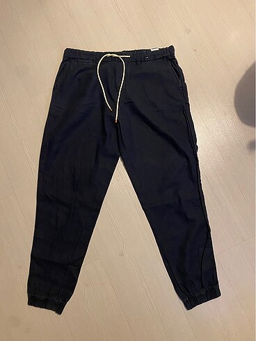 Pull&Bear Erkek Lacivert Jogger Pantolon