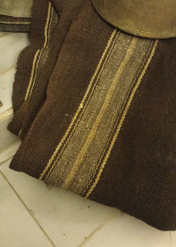 antika Eski yün el dokuma kilim - Görsel 3