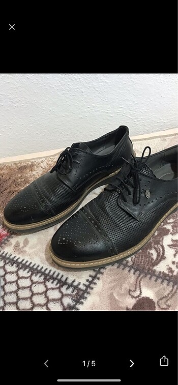 Erkek siyah ayakkabı