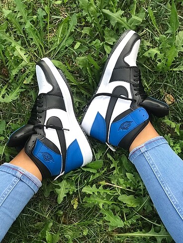 36 Beden mavi Renk Nike jordan spor ayakkabı