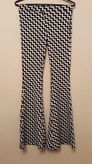 ZEBRA DESENLİ İSPANYOL PAÇA TAYT