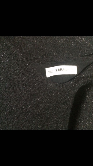 34 Beden Zara Siyah Simli body