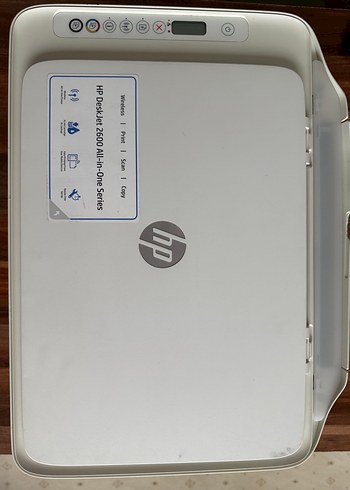 HP DeskJet 2620 Çok Fonksiyonlu Yazıcı Beyaz