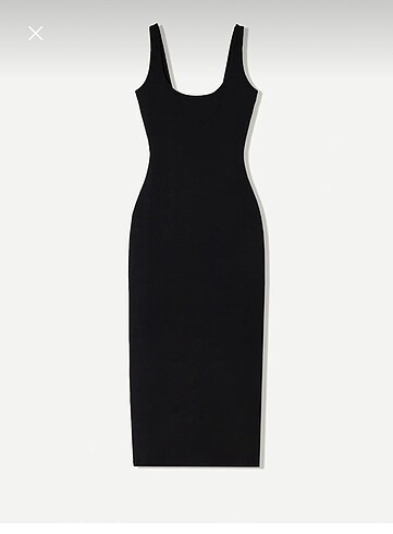 Bershka Askılı Midi Elbise
