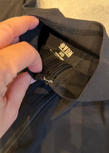 Kadın Uzun VDR Kollu Mavi Siyah Tulum - Görsel 6