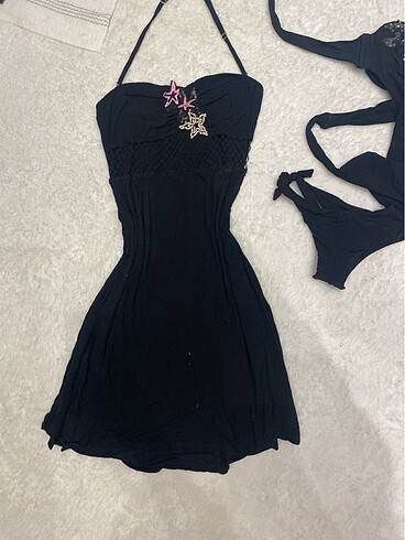 PLAJ ELBİSE VE MAYOKİNİ TAKIM - Görsel 5