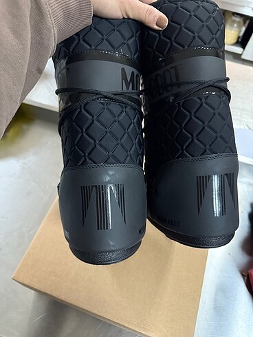 38 Beden siyah Renk Moon boot