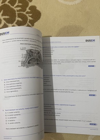 DUSEM Anatomi Çalışma Soruları Kitabı - Görsel 2