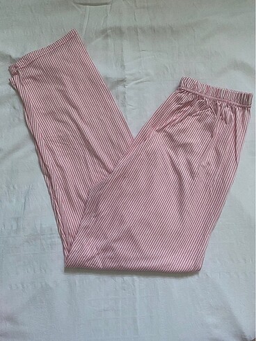 s Beden pinterest pembe çizgili pijama takımı