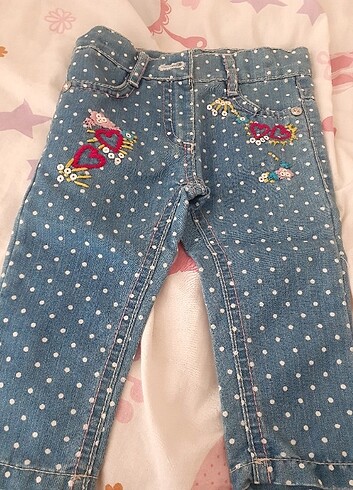 Kiz bebek cocuk pantolon kot
