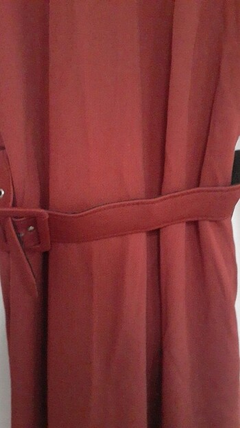 xxl Beden Kadın tesettür pantolon tunik takim kiremit rengi