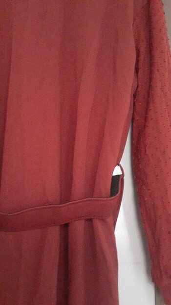 xxl Beden bordo Renk Kadın tesettür pantolon tunik takim kiremit rengi