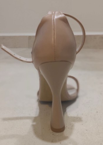 Zara Bej Stiletto Topuklu Kadın Abiye Ayakkabı