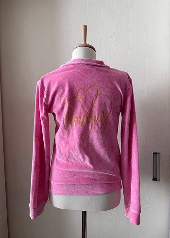 American Retro y2k juicy tarzı kadife hırka