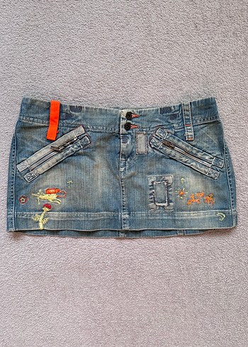 diesel y2k vintage mini etek 2000s