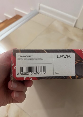 Beden kahverengi Renk Lava Kare 26 cm Döküm Izgara Tava