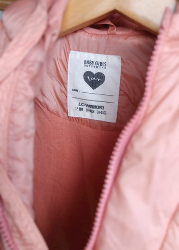 Kız Çocuk Kapüşonlu Pembe Fermuarlı Yelek - Görsel 4