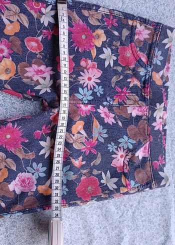 Çiçek Desenli Bohem Çocuk Tayt - Görsel 6