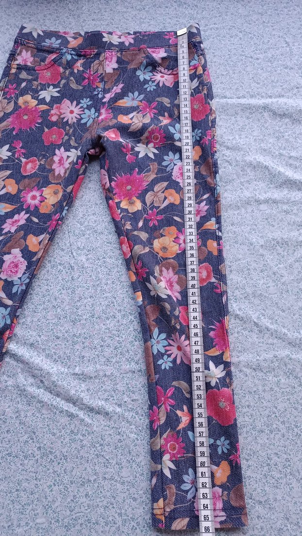 Çiçek Desenli Bohem Çocuk Tayt - Görsel 4