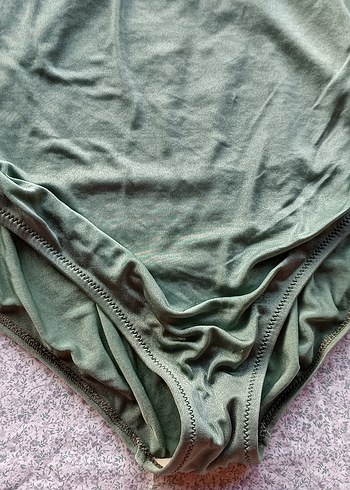 Bohem Çok Renkli Kemerli Midi Mayo - Görsel 3