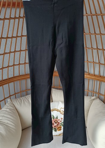 Zara Siyah Çocuk Tayt Pantolon - Görsel 3