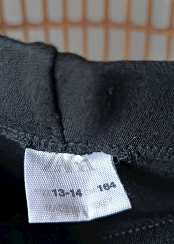 Zara Siyah Çocuk Tayt Pantolon - Görsel 2