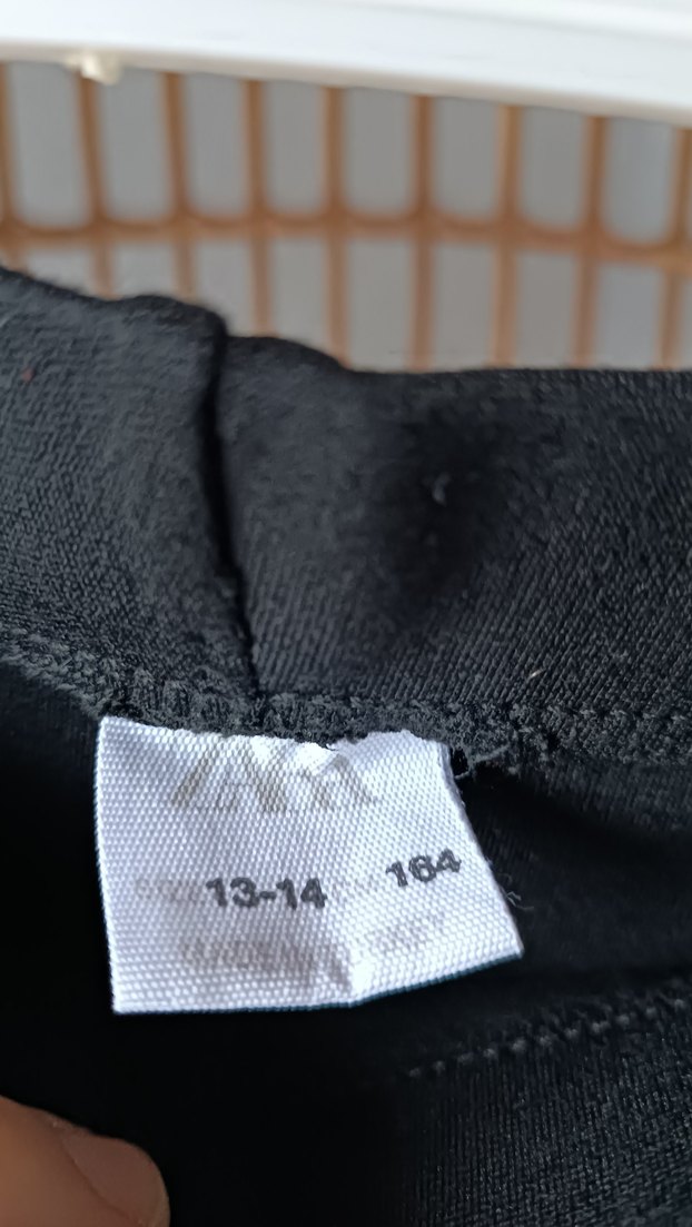 Zara Siyah Çocuk Tayt Pantolon - Görsel 2