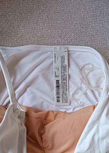 Beyaz İnce Askılı Kadın Mayo - Görsel 2