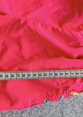 Düğmeli Pembe Kız Şortu - Görsel 5