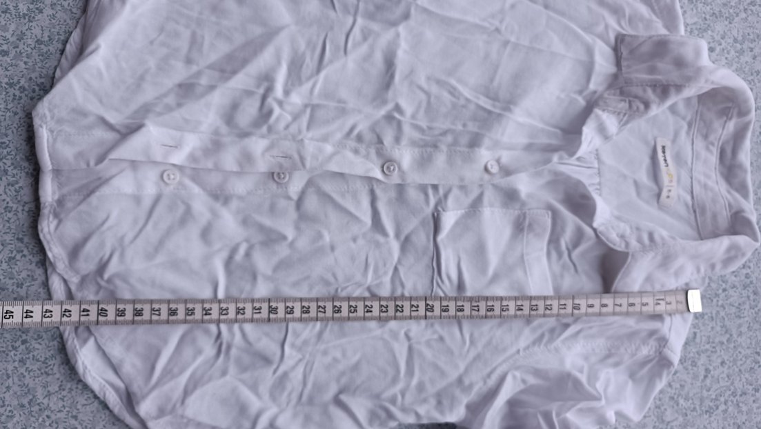 Kadın Beyaz Keten Düğmeli Gömlek - Görsel 5