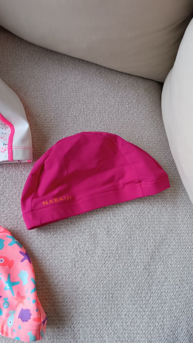 Pembe Askılı Kız Çocuk Deniz şapkası - Görsel 3