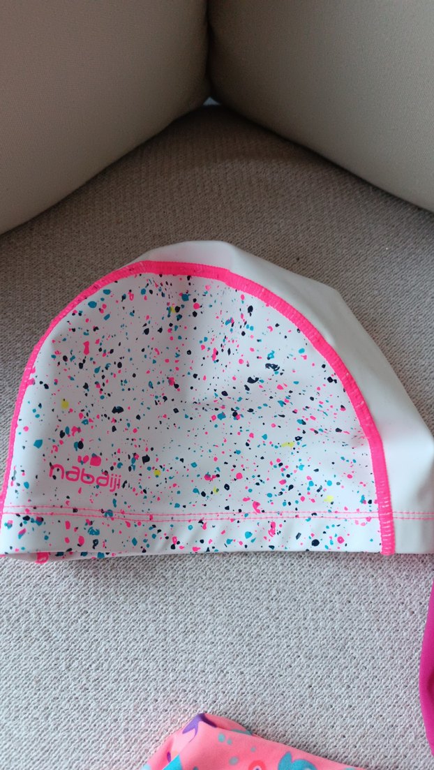 Pembe Askılı Kız Çocuk Deniz şapkası - Görsel 2
