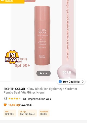 Glow Block Güneş Koruyucu SPF50+ - Görsel 4