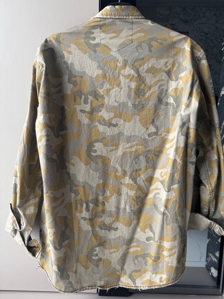 Kamuflaj Düğmeli askeri desen Gömlek - Görsel 2
