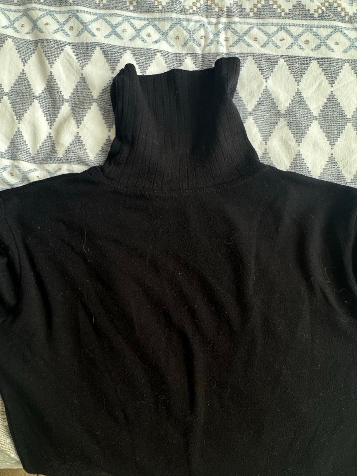 Fermuarlı Gri Boğazlı Kadın Kazak - Görsel 2