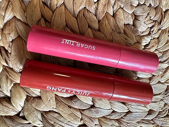 Beden pembe Renk Juicy pang sugar tint mousse tint ruj