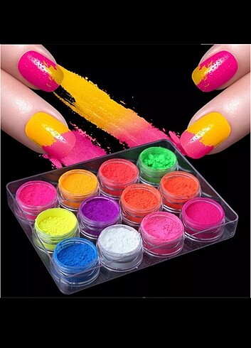 Neon pigment tozu