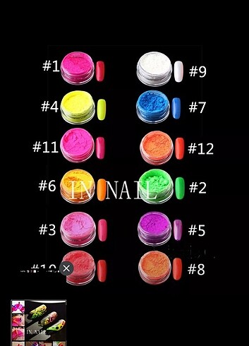Beden Neon pigment tozu