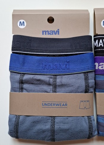 Mavi Mavi Erkek Baskılı Normal Boy Boxer