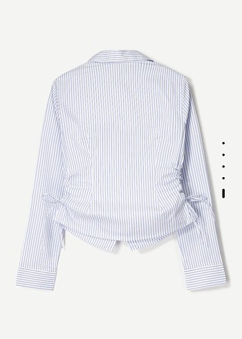 Bershka Çizgili Gömlek