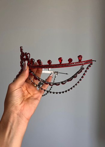 Kırmızı gelin tacı - Görsel 3