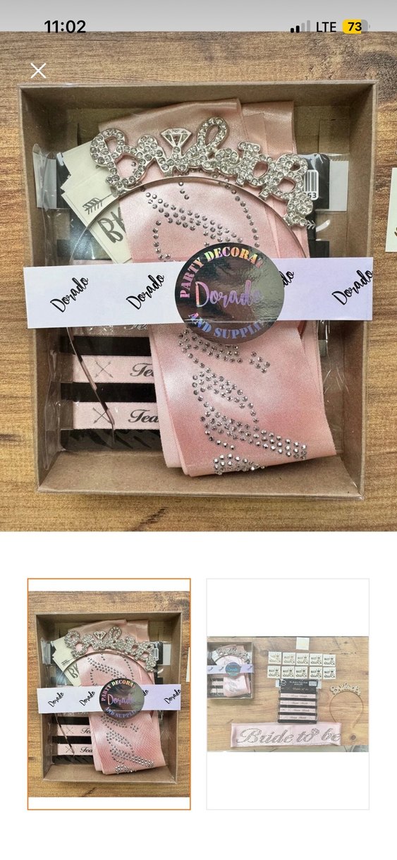 bride to be - bride tacı - Görsel 4