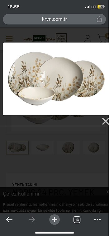 noris 24 parça yemek takımı - Görsel 7