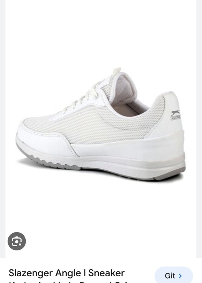 slazenger beyaz spor ayakkabı - Görsel 3